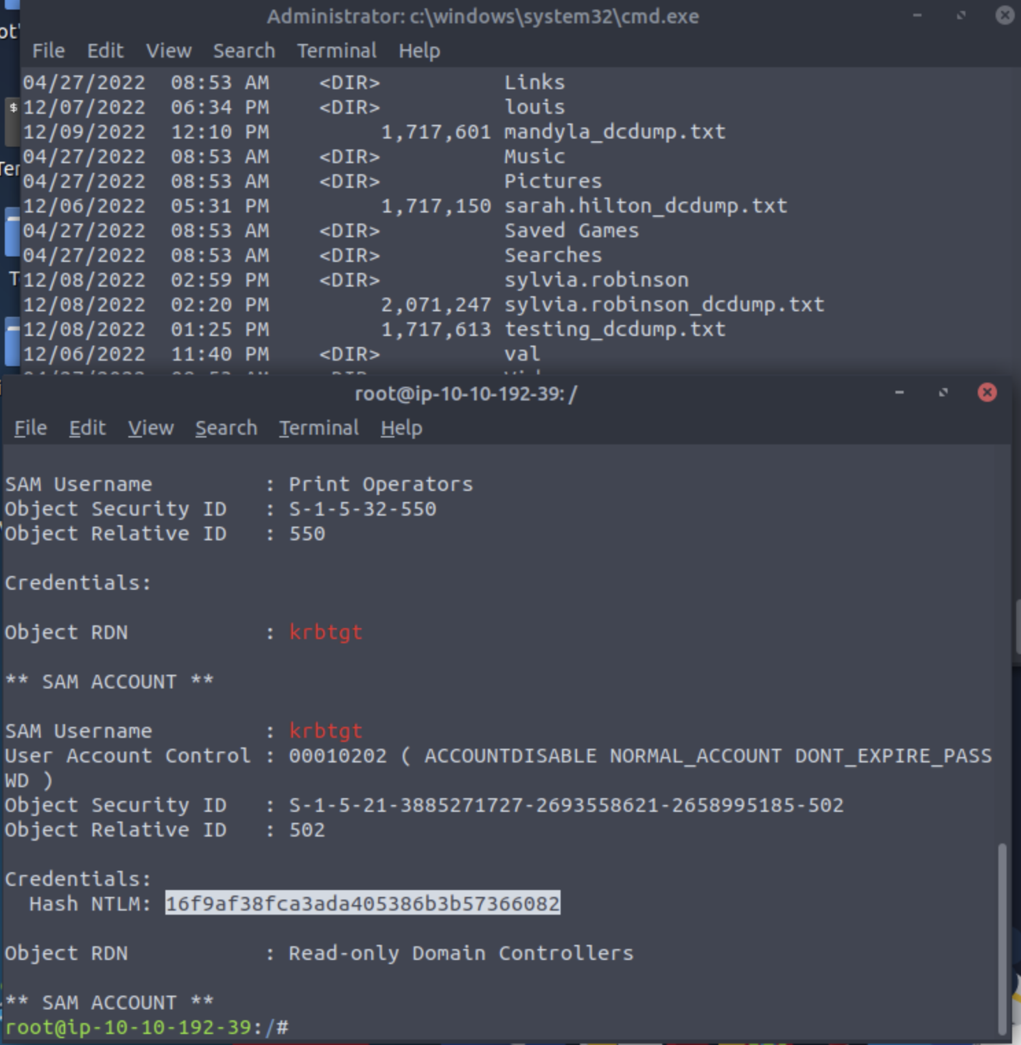 Thm persisting active directory vladislav stukalov
